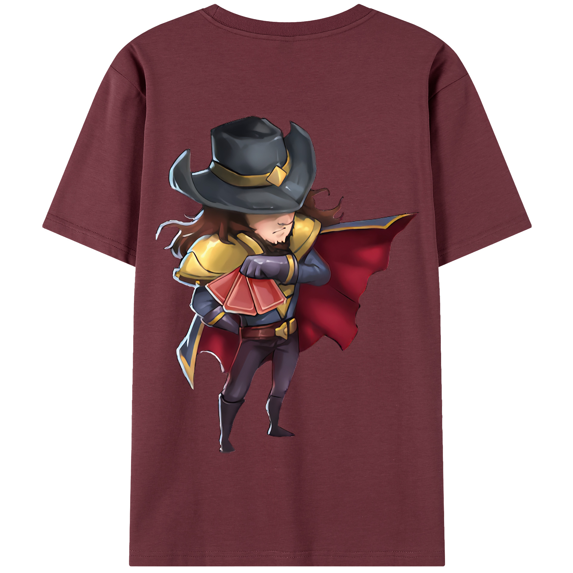 リーグ・オブ・レジェンド League of Legends LOL 綿100％半袖Tシャツ（背面プリント）